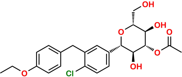 Dapagliflozin 4-Acetyl Impurity