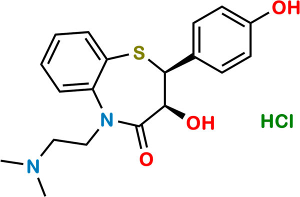 Diltiazem O-Desacetyl-O-Desmethyl HCl