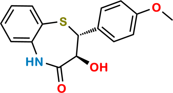 Diltiazem 2-Epimer O-Desacetyl N-Desdimethylaminoethyl Impurity