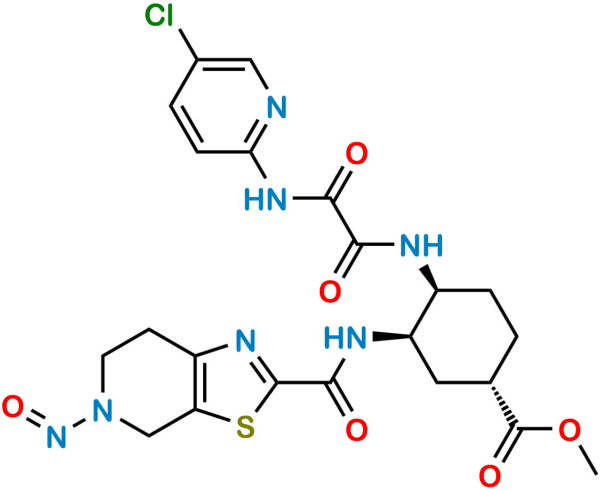 Edoxaben Cyclohexyl Methyl Ester Desmethylamine N-Nitroso impurity