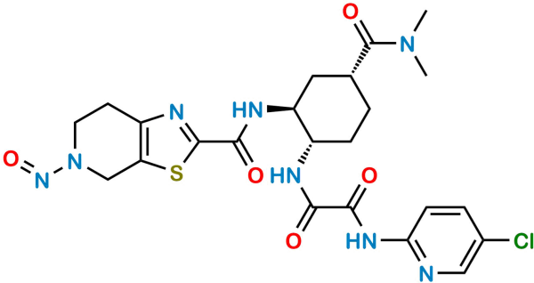 Edoxaben Diastereomer (1S,2S,4R) Isomer Desmethyl N-Nitroso Impurity