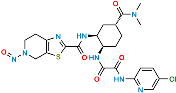 Edoxaben Enantiomer (1R,2S,4R) Isomer Desmethyl N-Nitroso impurity