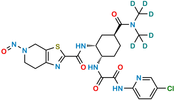 N-Nitroso Desmethyl Edoxaban Impurity