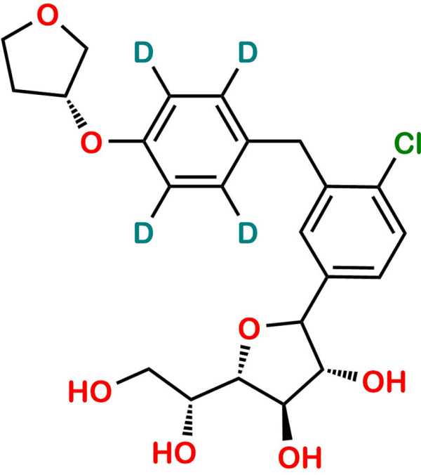 1,4-Anhydro-1,5-Dihydroxy-3-Epi-Empagliflozin D4