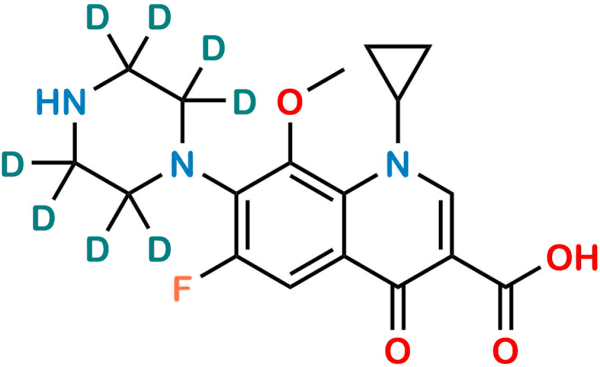 3-Desmethyl Gatifloxacin D8