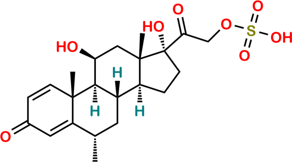 6α-Methyl Prednisolone 21-Sulfate Ester