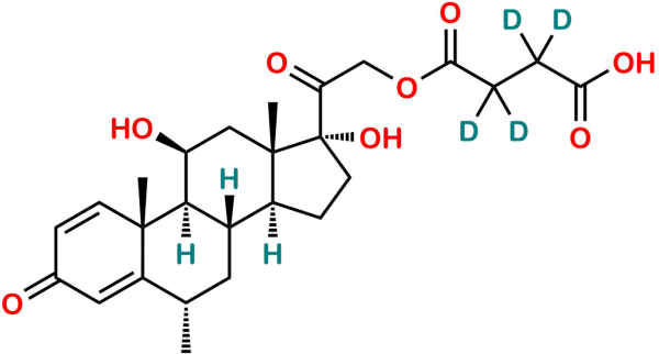 Methylprednisolone 21-Hemisuccinate D4