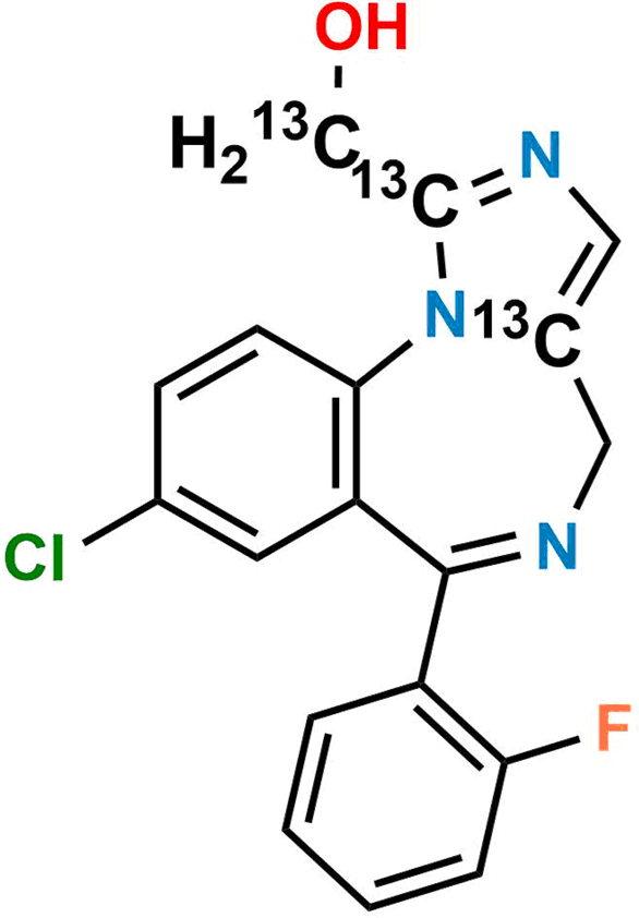 1’-Hydroxy Midazolam-13C3