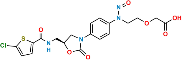 N-Nitroso Rivaroxaban Open-Ring Acid Impurity