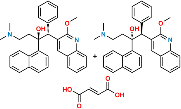 Bedaquiline Impurity 2 (Mixture) Fumarate Salt