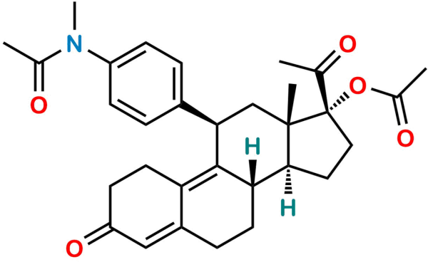 N-Desmethyl N-Acetyl Ulipristal Acetate