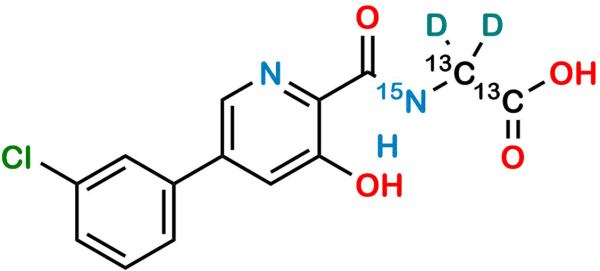 Vadadustat-13C2,D2,15N