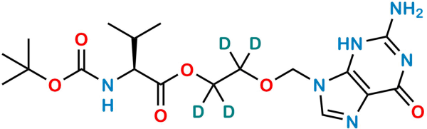 N-t-Boc-Valaciclovir D4