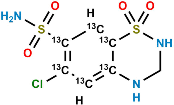 Hydrochlorothiazide 13C6