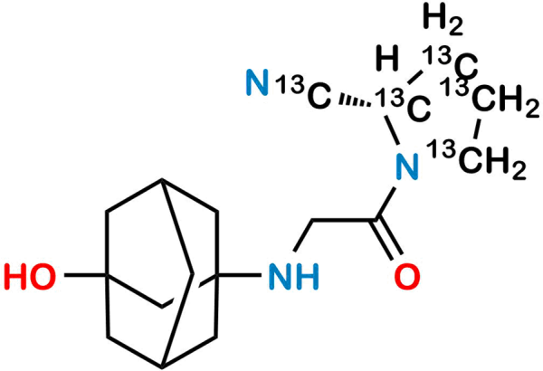 Vildagliptin-13C5