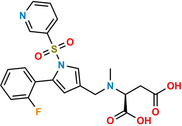 Vonoprazan N-Methyl Asparmic Acid Impurity