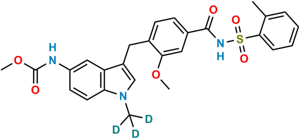 Decyclopentyl Zafirlukast-d3 Methyl Ester