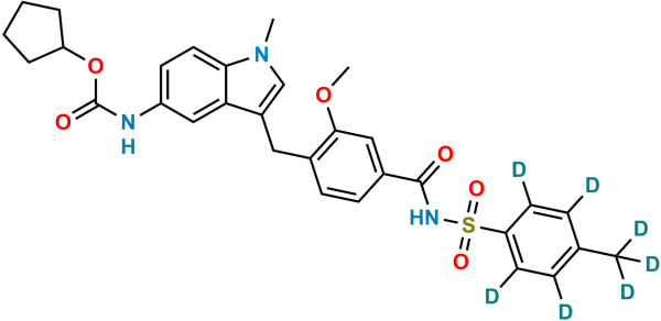 Zafirlukast p-Tolyl Isomer-d7