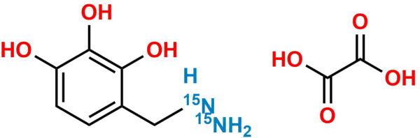 Trihydroxybenzyl Hydrazine-15N2 Oxalate