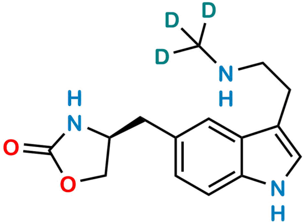 N-Desmethyl Zolmitriptan D3