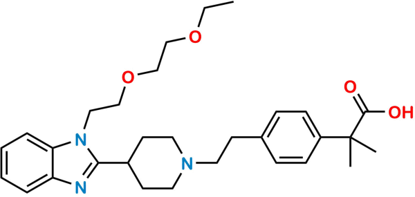 Bilastine Ethoxy Adduct Impurity