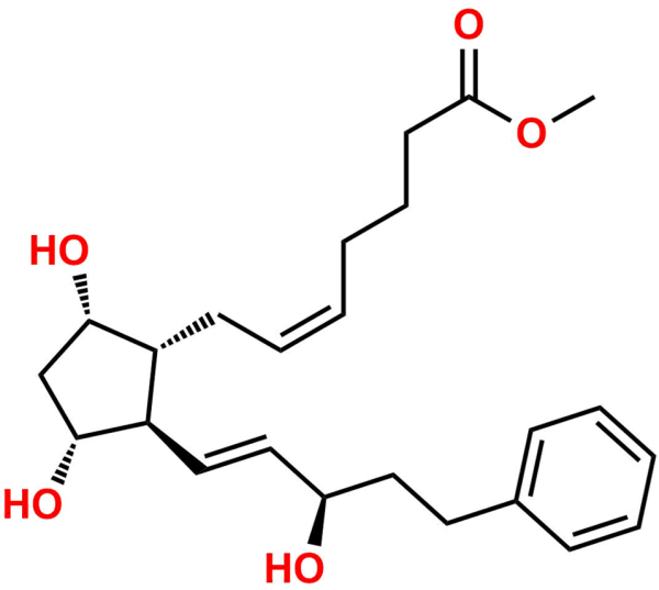 Bimatoprost Acid 15-Epi Methyl Ester