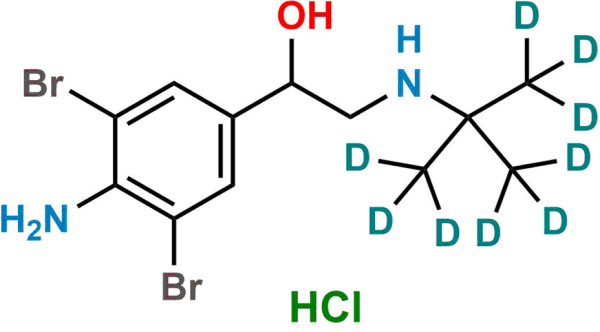 Brombuterol-D9 Hydrochloride