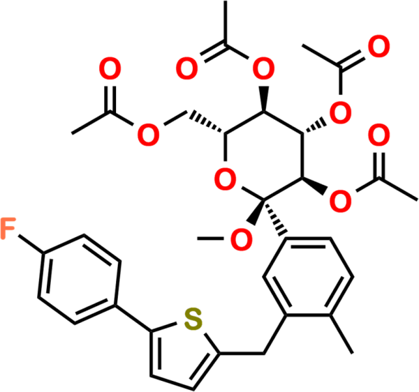 Canagliflozin Tetra Acetyl CNG-II