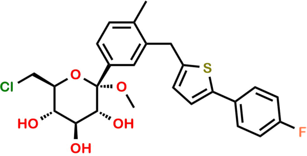 Canagliflozin Chloromethoxy Impurity