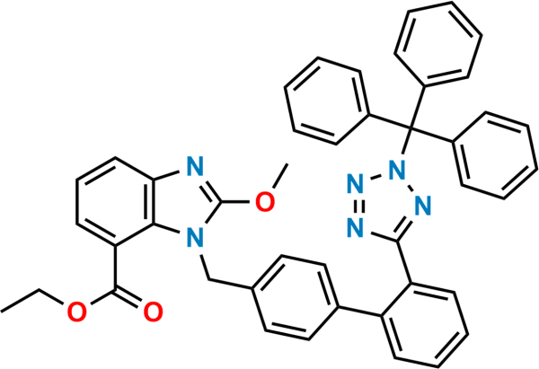 Candesartan Ethyl Ester N2-Trityl Methoxy Analog