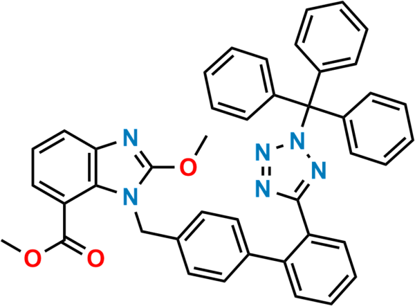 Candesartan Methyl Ester N2-Trityl Methoxy Analog