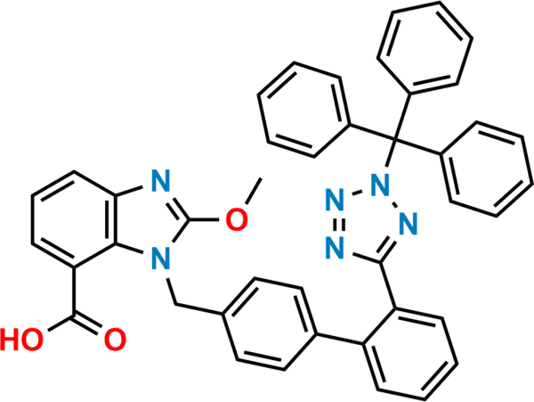 Candesartan N2-Trityl Methoxy Analog 