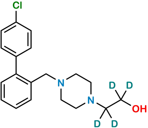 2-[4-[(4-Chlorophenyl)phenylmethyl]-1-piperazinyl]ethanol D4