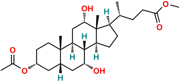 3α-Acetyloxy-7α,12α-dihydroxy-5β-cholan-24-oic acid methyl ester