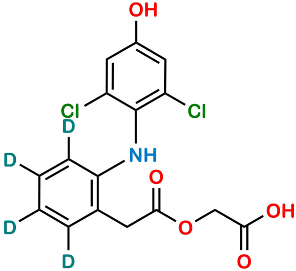 4-Hydroxy Aceclofenac D4