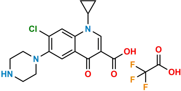 Ciprofloxacin EP Impurity D (TFA salt)