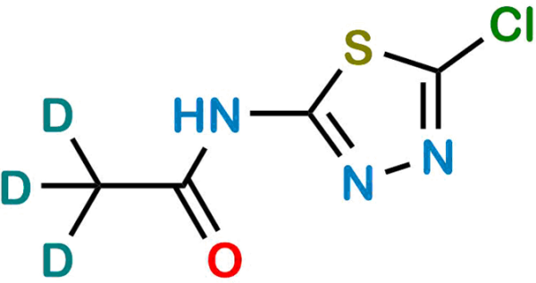 N-(5-Chloro-1,3,4-Thiadiazol-2-yl)acetamide D3