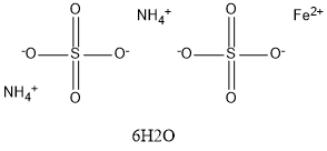 Ammonium iron(II) sulfate hexahydrate