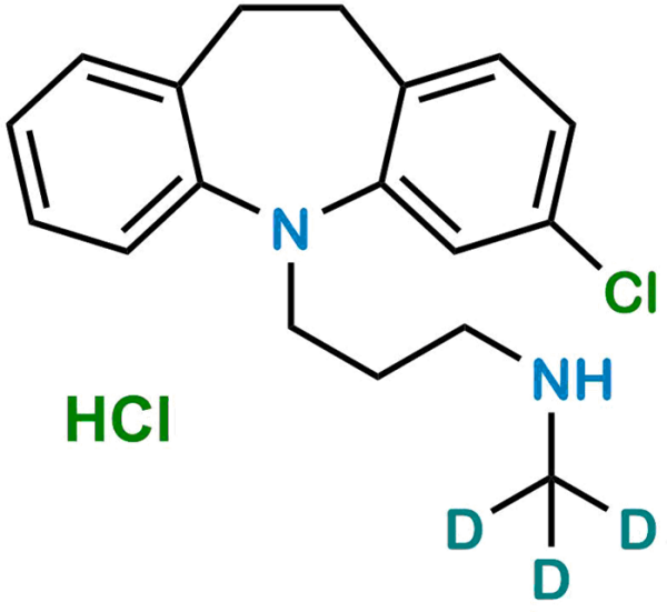 N-Desmethyl Clomipramine-d3 Hydrochloride