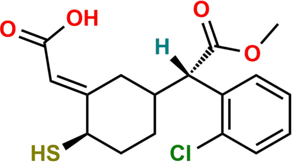 Clopidogrel thiol metabolite H2