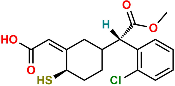 Clopidogrel thiol metabolite H4