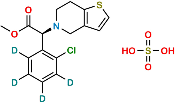 Clopidogrel D4 Hydrogen Sulfate