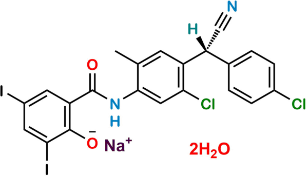 Closantel Sodium Dihydrate