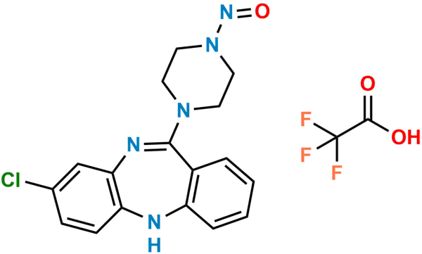 Clozapine Nitroso EP Impurity C (TFA Salt)