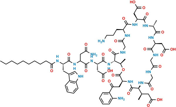 Daptomycin Dehydroxymethyl Derivative