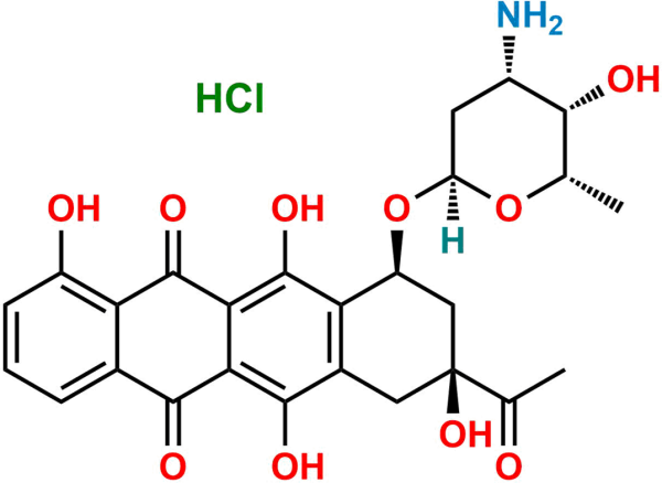 4-Demethyl Daunorubicin Hydrochloride