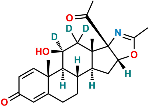 21-Deacetoxy Deflazacort-d3