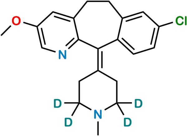 3-Methoxy-N-Methyldesloratadine D4