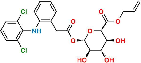 Diclofenac Acyl-β-D-glucuronide Allyl Ester 