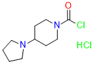 4-(pyrrolidin-1-yl)piperidine-1-carbonyl chloride hydrochloride